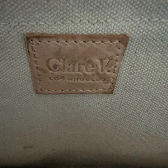 Clare V Beige Canvas - Picture 4 of 10